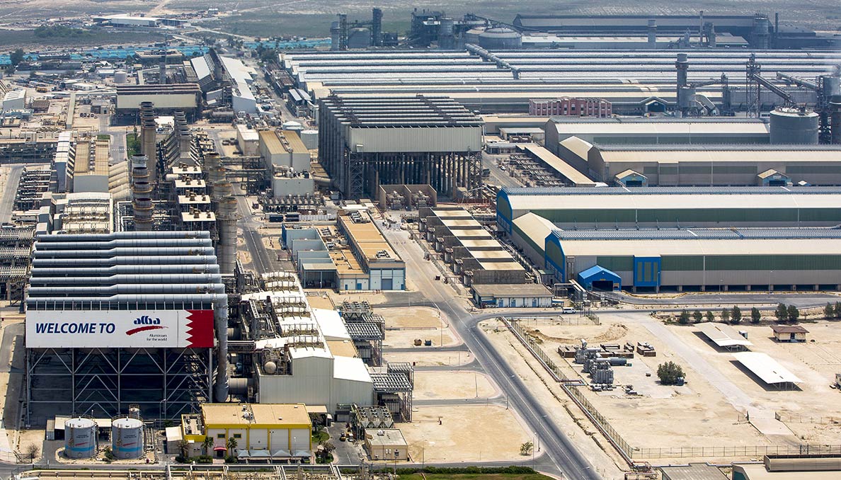 Alba, one of the largest aluminium smelters in the world, is located in Bahrain