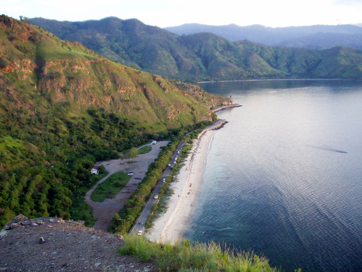 Areia Branca, seen from Cristo Rei near Dili