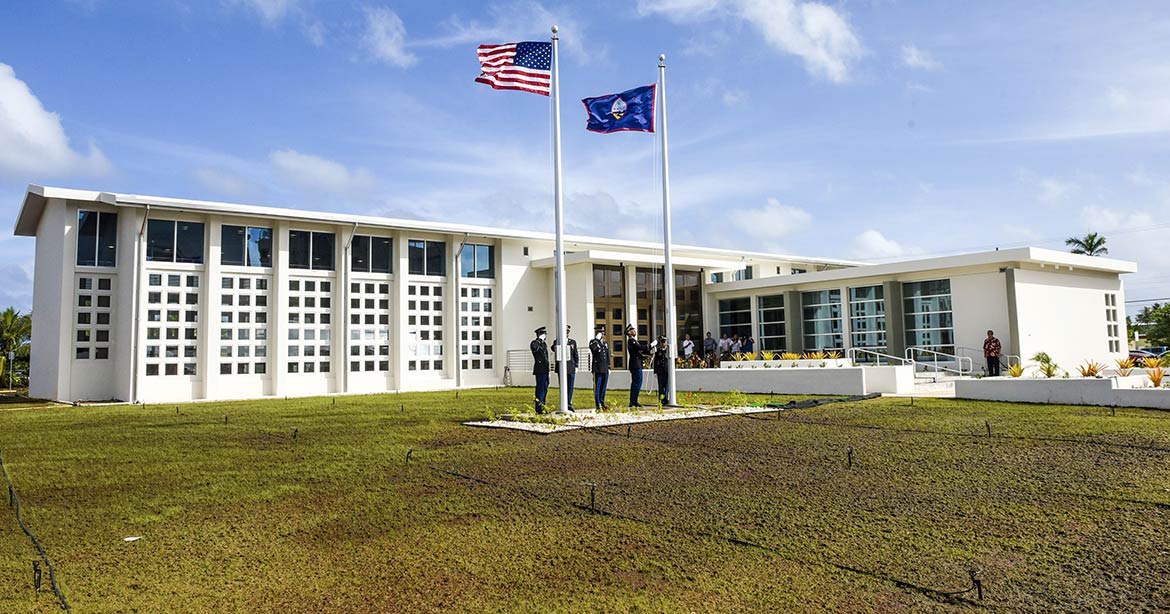 Legislature Building in in Hagåtña, Guam