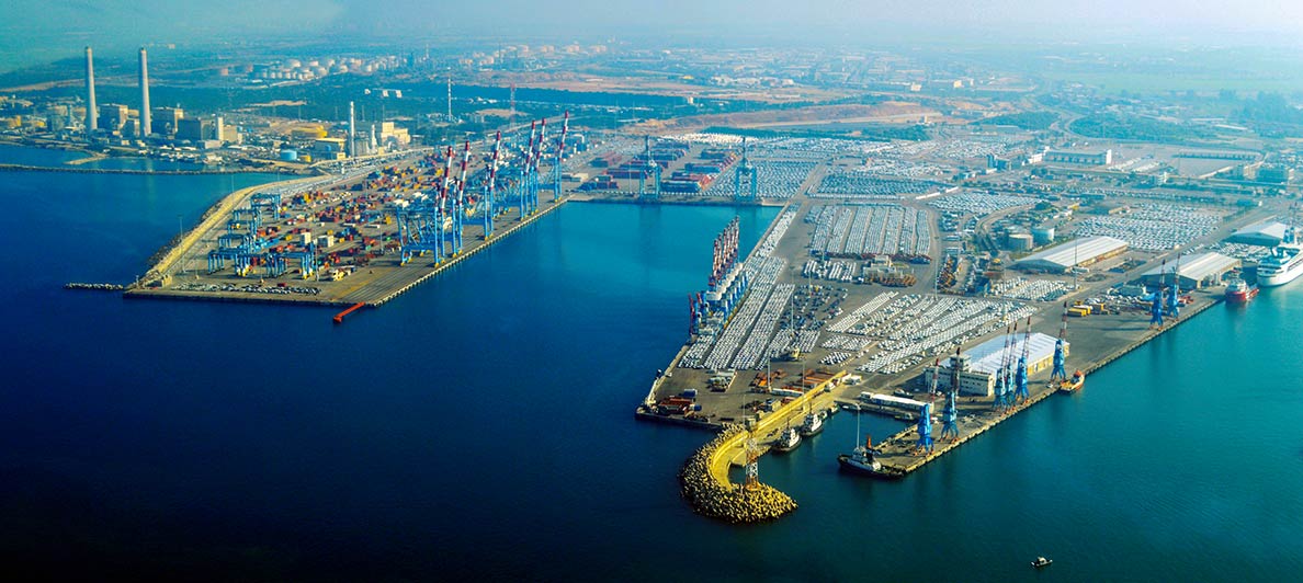 Port of Ashdod, Mediterranean Sea