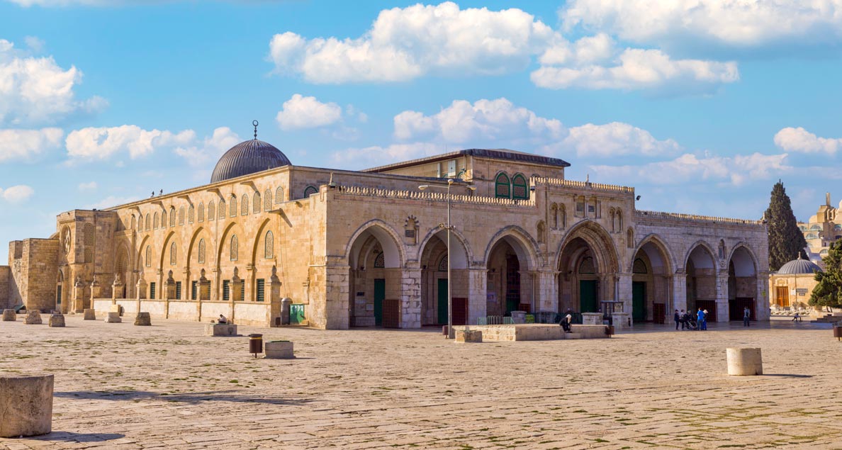 Al-Qibli Chapel, part of the Al-Aqsa Mosque, in the Old City of Jerusalem