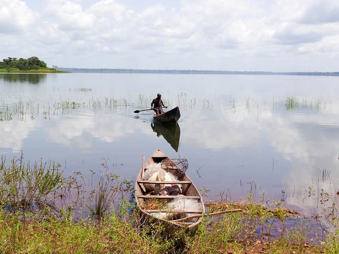 Kossou artificial lake