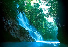 Land of Wood and Water, Jamaica waterfall and river