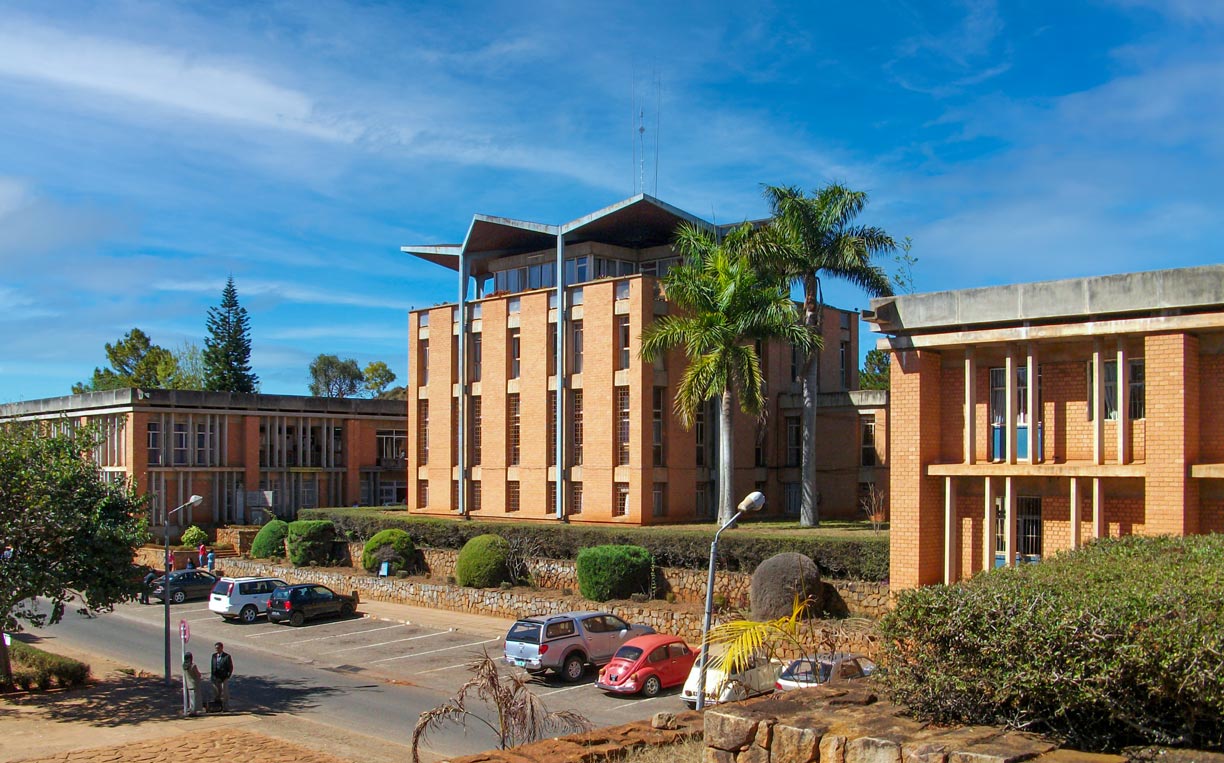 The central building of the University of Antananarivo