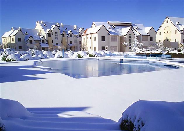 Ifrane city in Winter