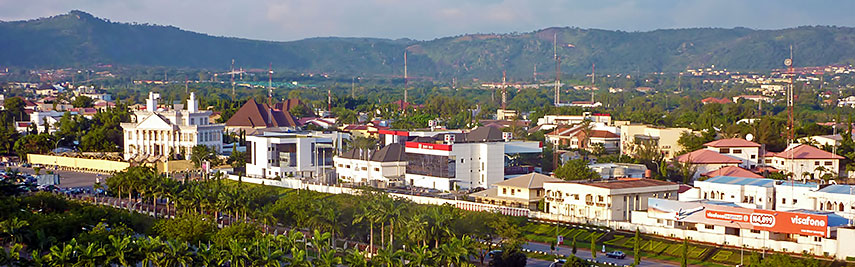 View of Abuja, Federal Capital Territory (FCT), Nigeria