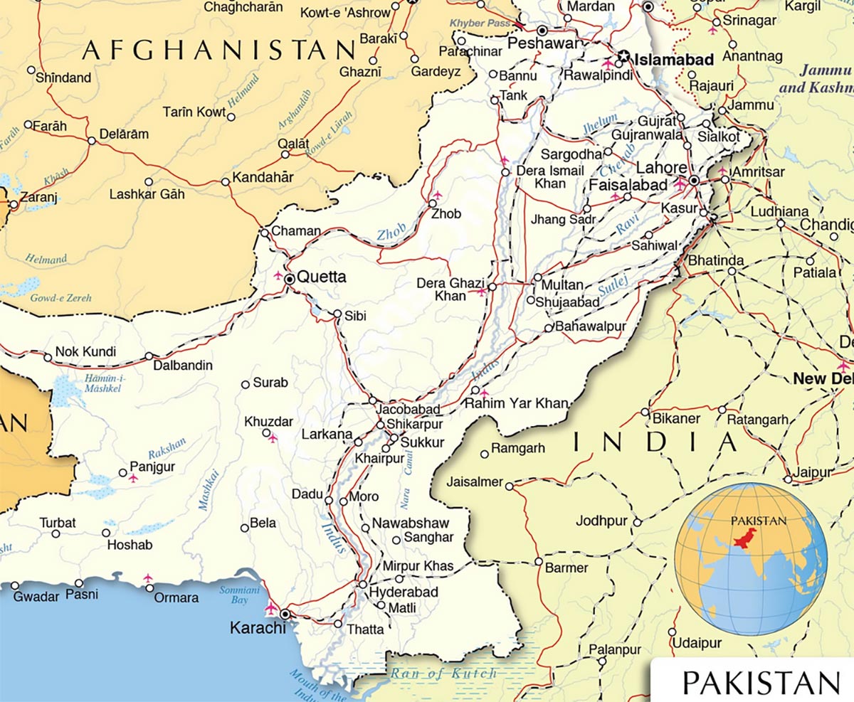 Pakistan Map link image