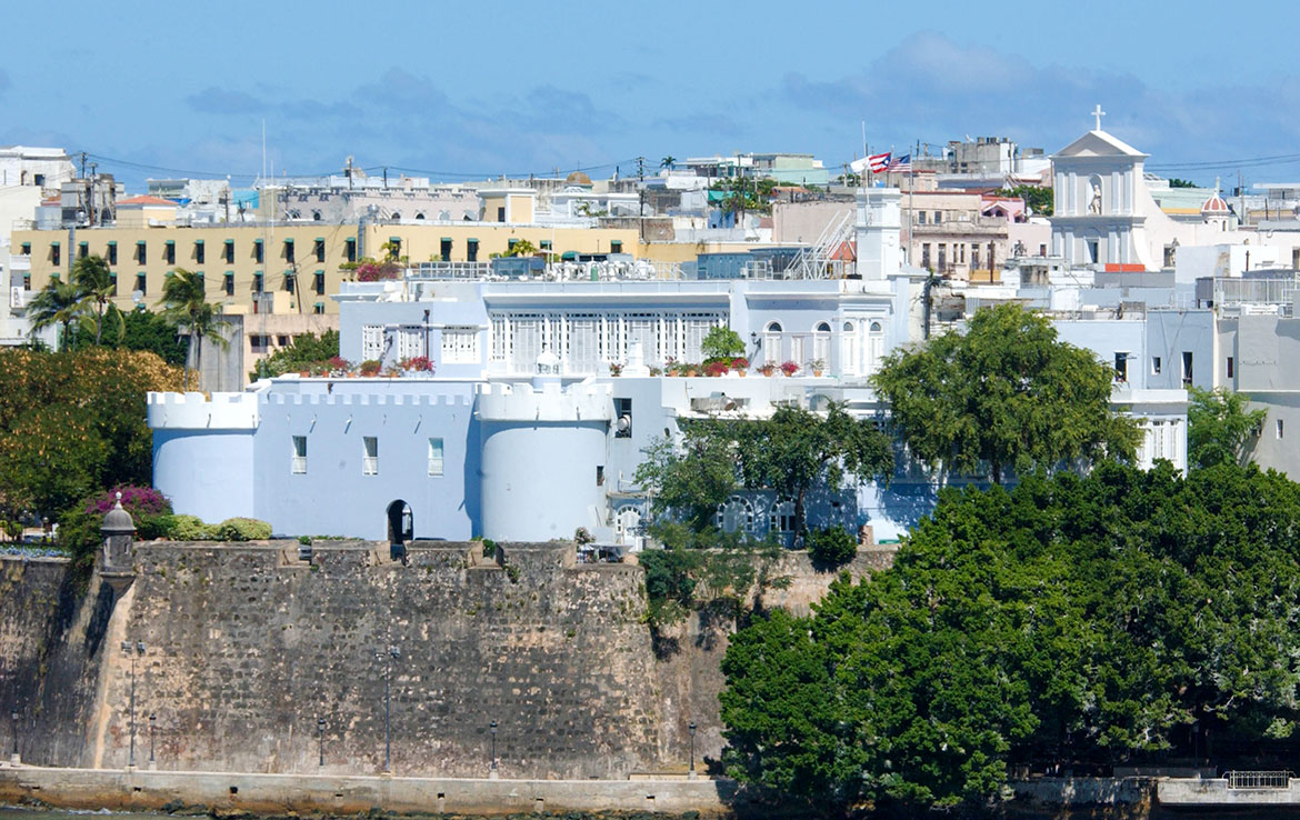 Residence of the Governor of Puerto Rico, La Fortaleza in Old San Juan