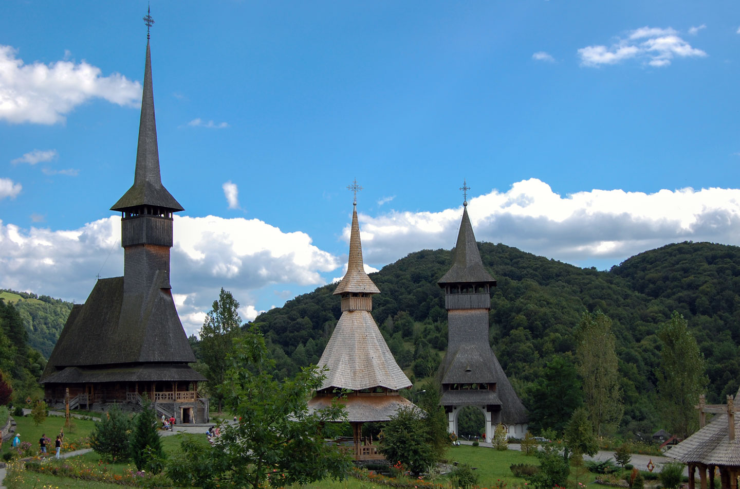 Wooden orthodox churches, Barsana monastery, Maramures