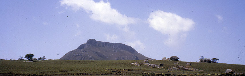 Mount Bintumani, highest mountain in Sierra Leone