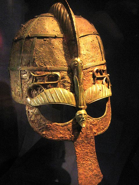 7 century Vendel era helmet, Museum of History, Stockholm