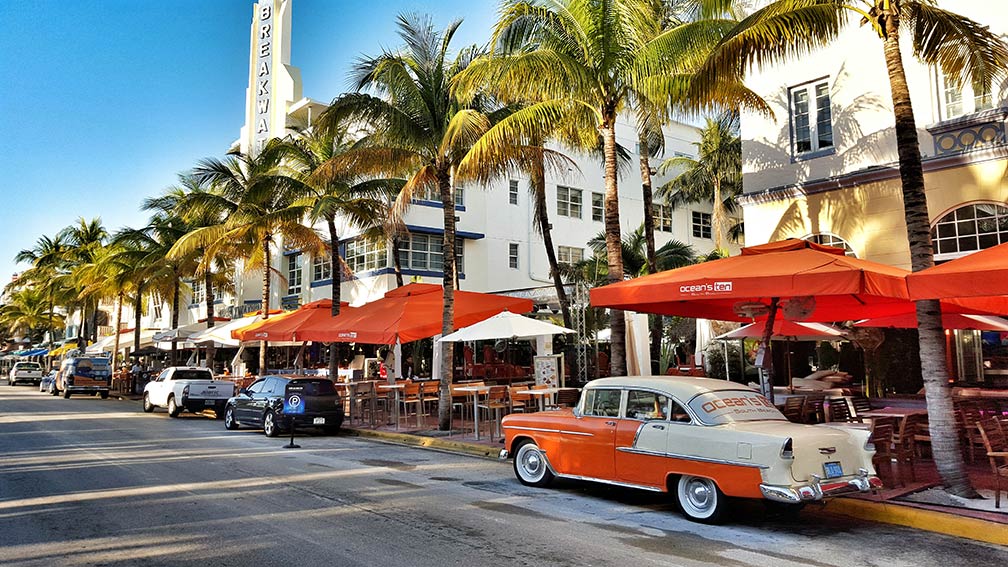 Ocean Drive, Art Deco District, Miami Beach, Florida