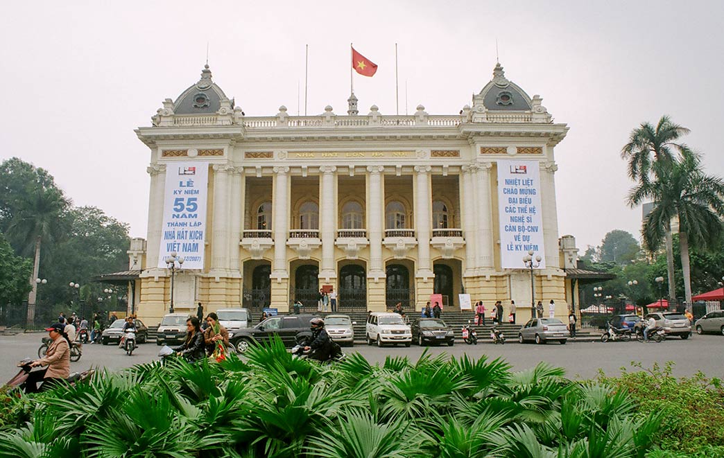 Ha Noi Opera House in Hanoi, capital of Vietnam