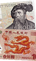 1 Swedish Krona 2 Chinese Yuan Renminbi