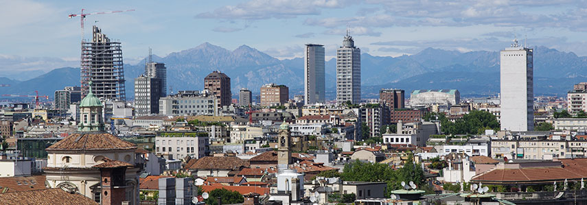 Milan panorama, Italy