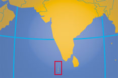 Location map of Maldives. Where in the world are the Maldives?