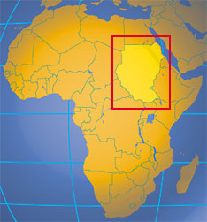 Africa Sudan Map