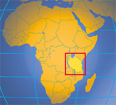 Location map of Tanzania. Where in Africa is Tanzania?