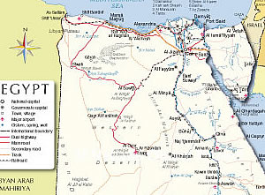 Egypt Economic Map