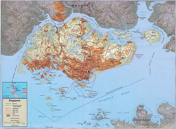 Map of Singapore