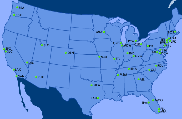 major airports near baltimore