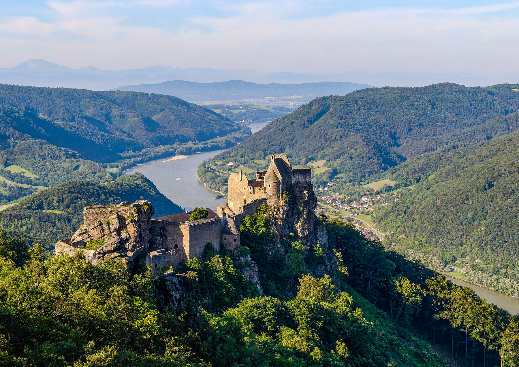Aggstein Castle in the Wachau, Lower Austria.