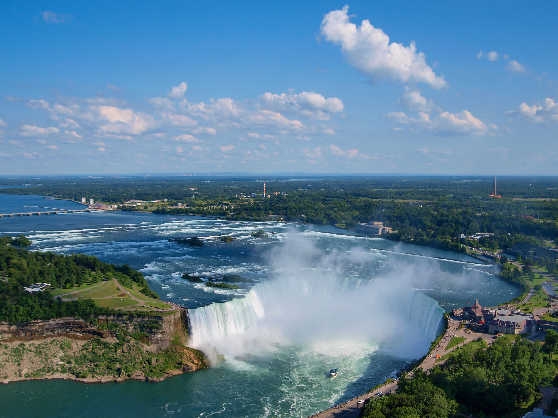 The Canadian "Horseshoe Falls" in Ontario, Canada
