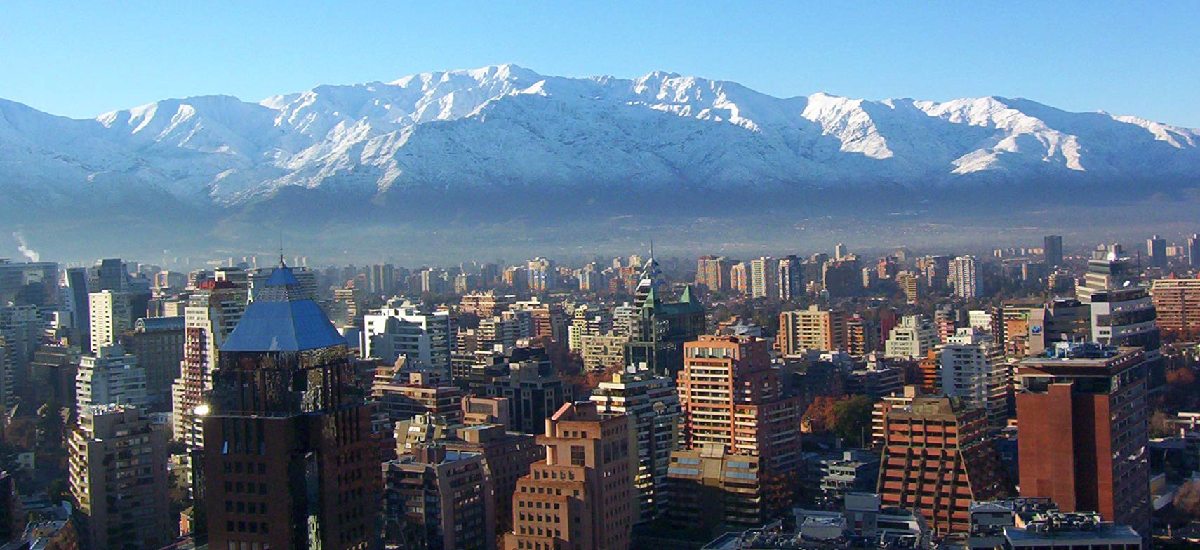 Google Map of Santiago de Chile, Chile's capital city - Nations Online