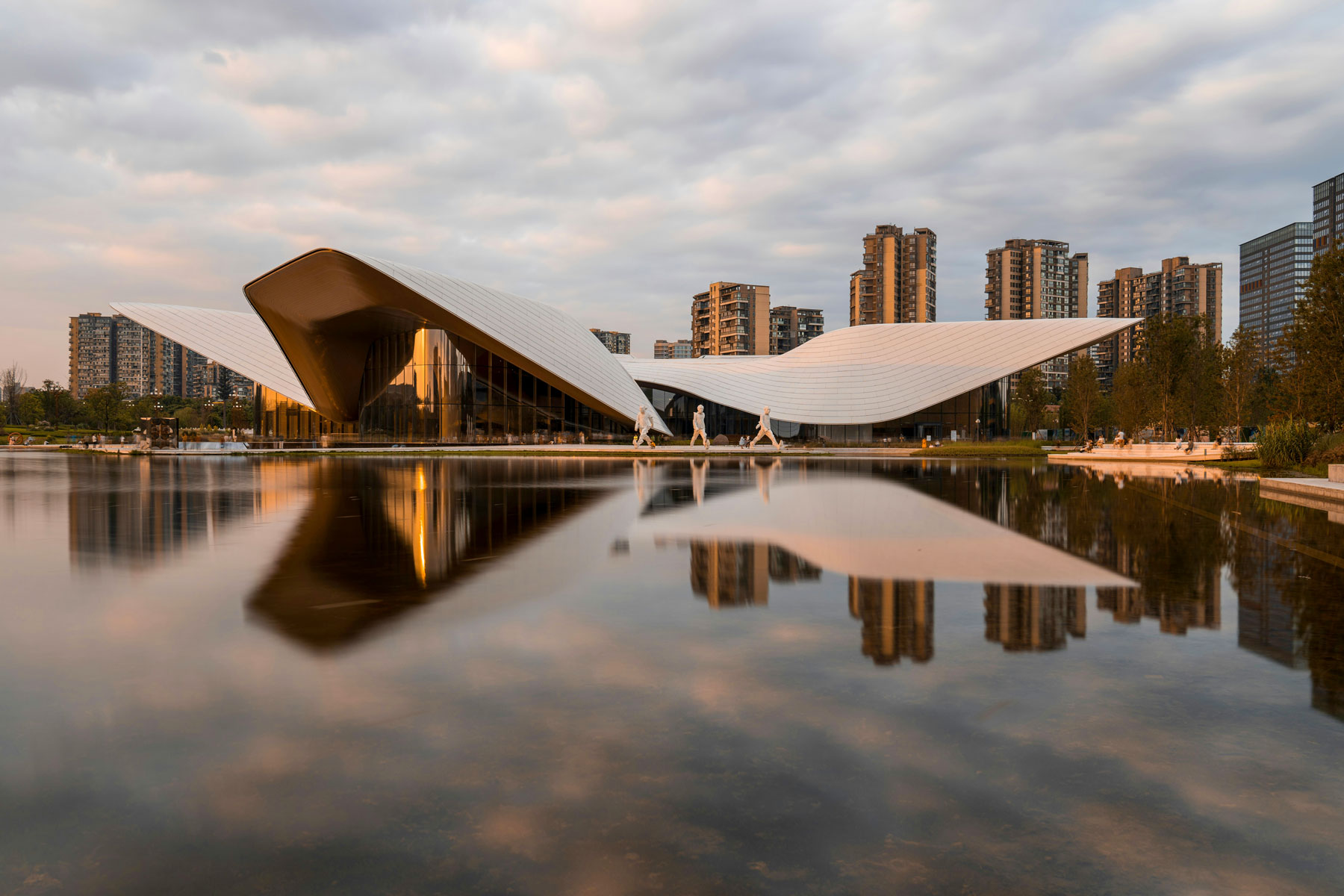 Tianfu Art Museum in Chengdu, Sichuan province.