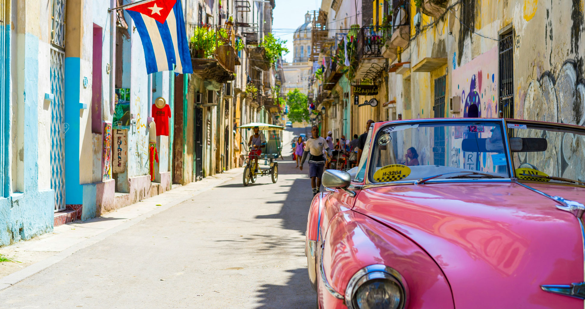 In the historic center of Havana, Cuba's capital city.