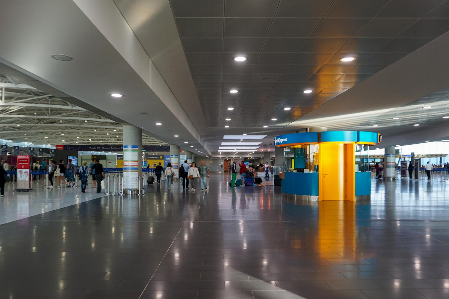 Larnaca International-Airport interior - LCA - Cyprus