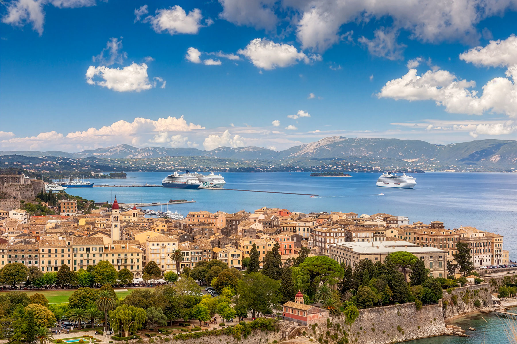 Old Town of Corfu, Kerkyra, Greece