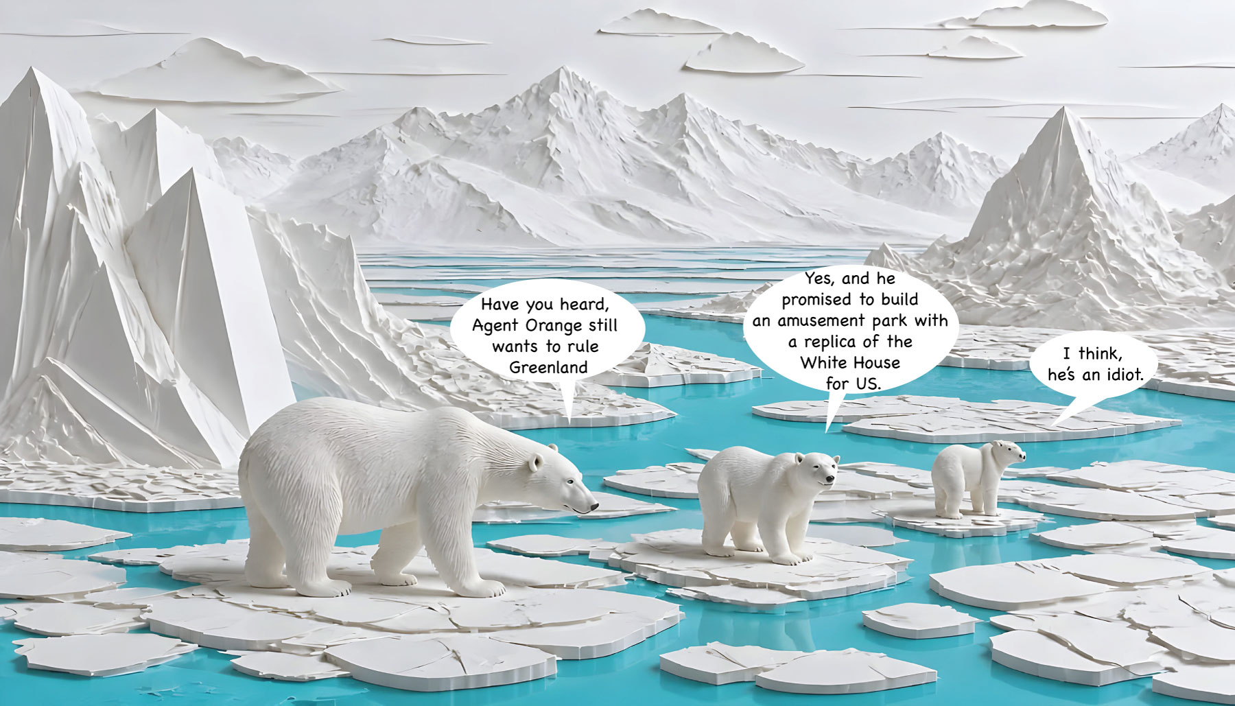 Greenland on the ice floe Greenland polar bears rule