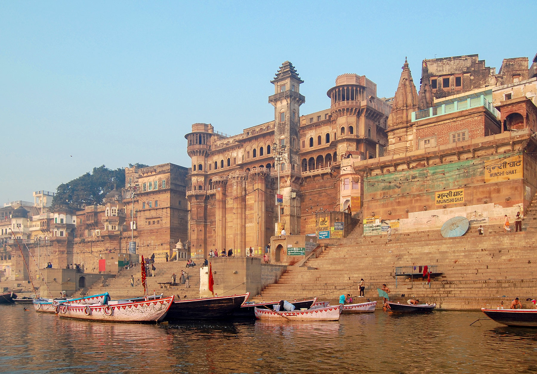 The Ganges River in Varanasi, Uttar Pradesh