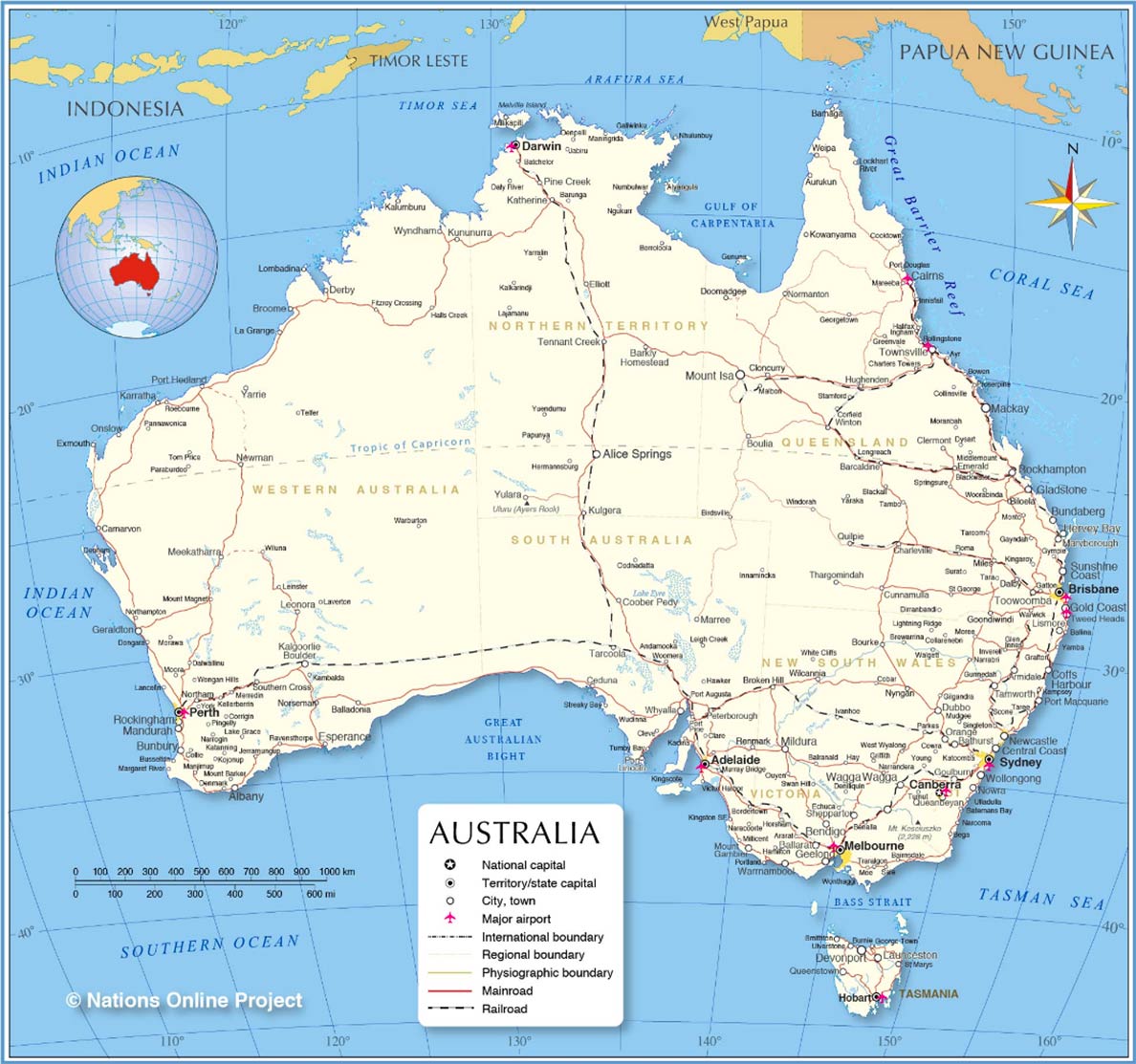 Australia Map CP 
