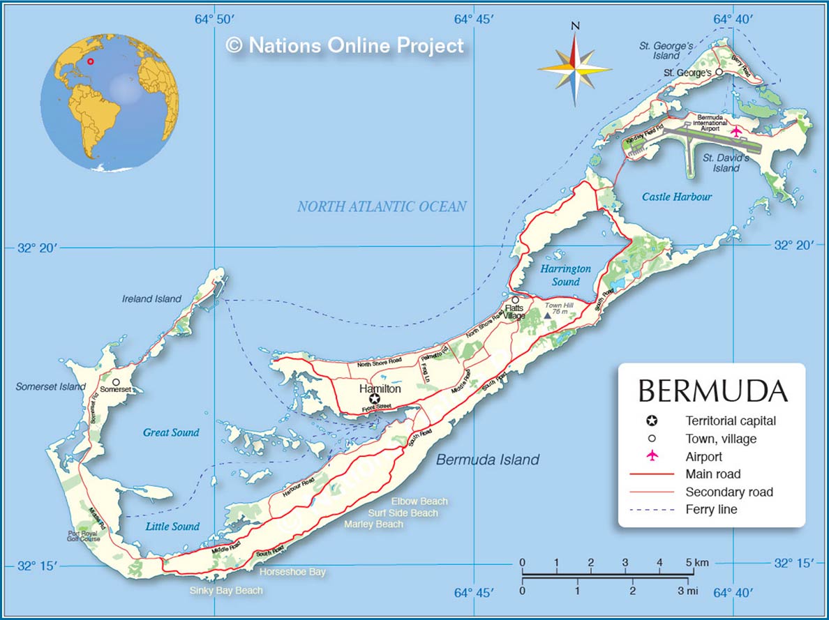 Bermuda Map Cp 