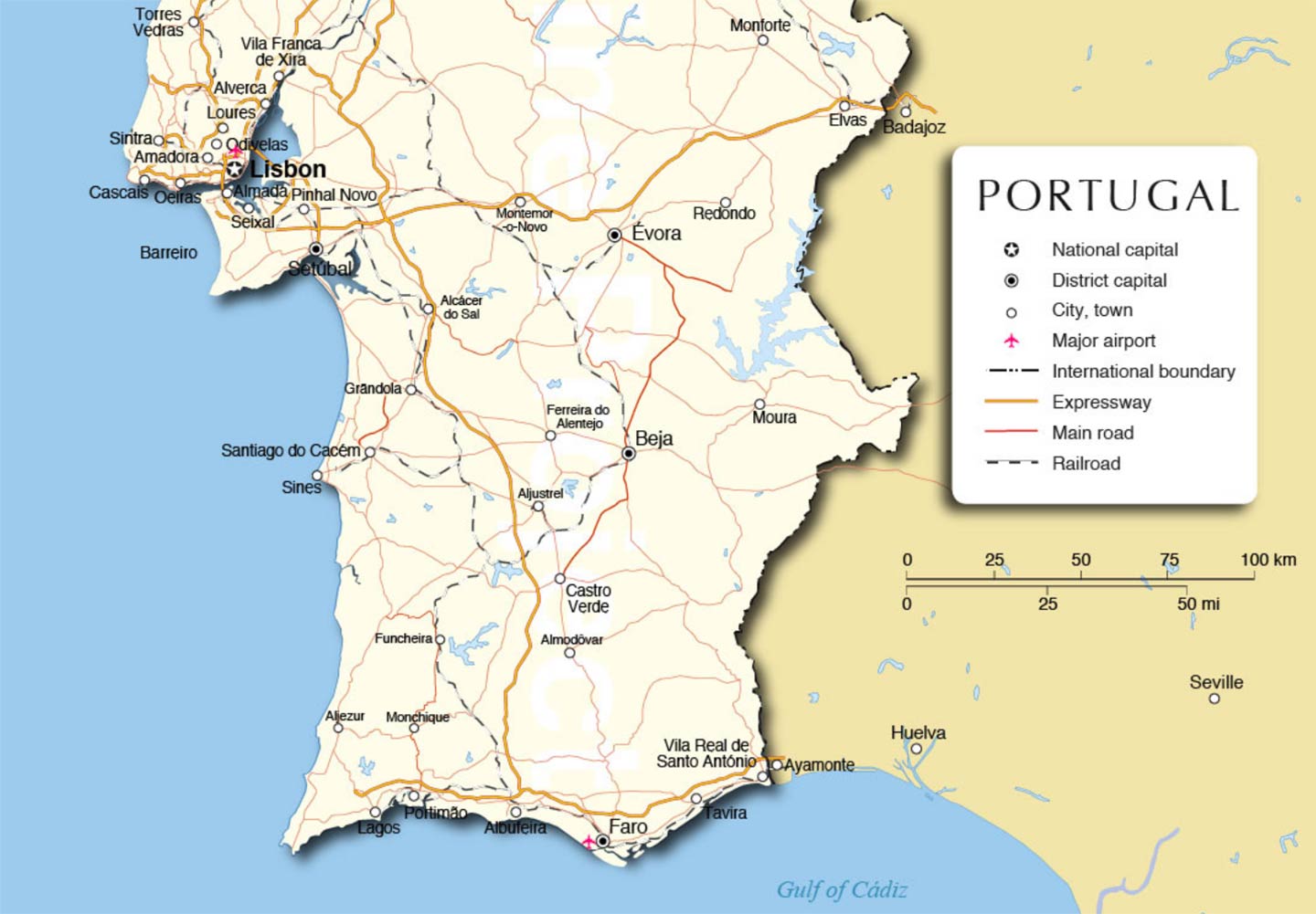 Portugal Map  Portugal Visitor - Travel Guide To Portugal