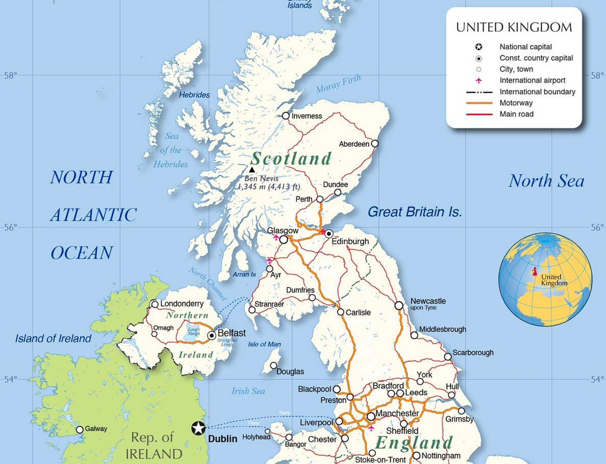 United Kingdom Country Profile Nations Online Project