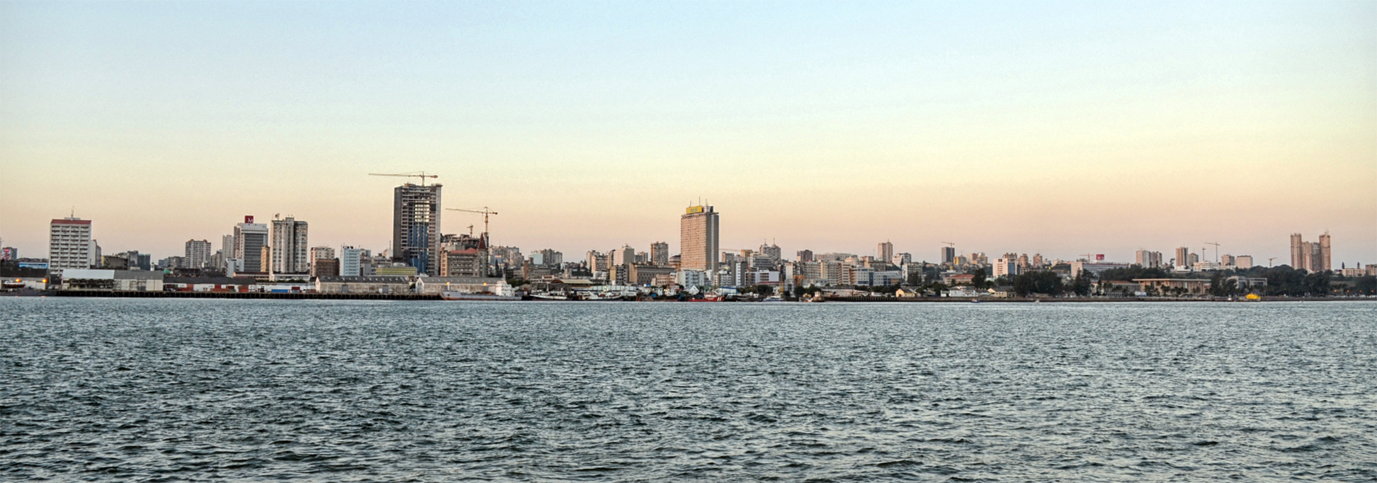 A view of Maputo from the seaside