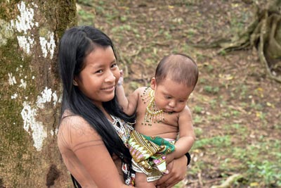 Choco Indian girl, Darien-National-Park