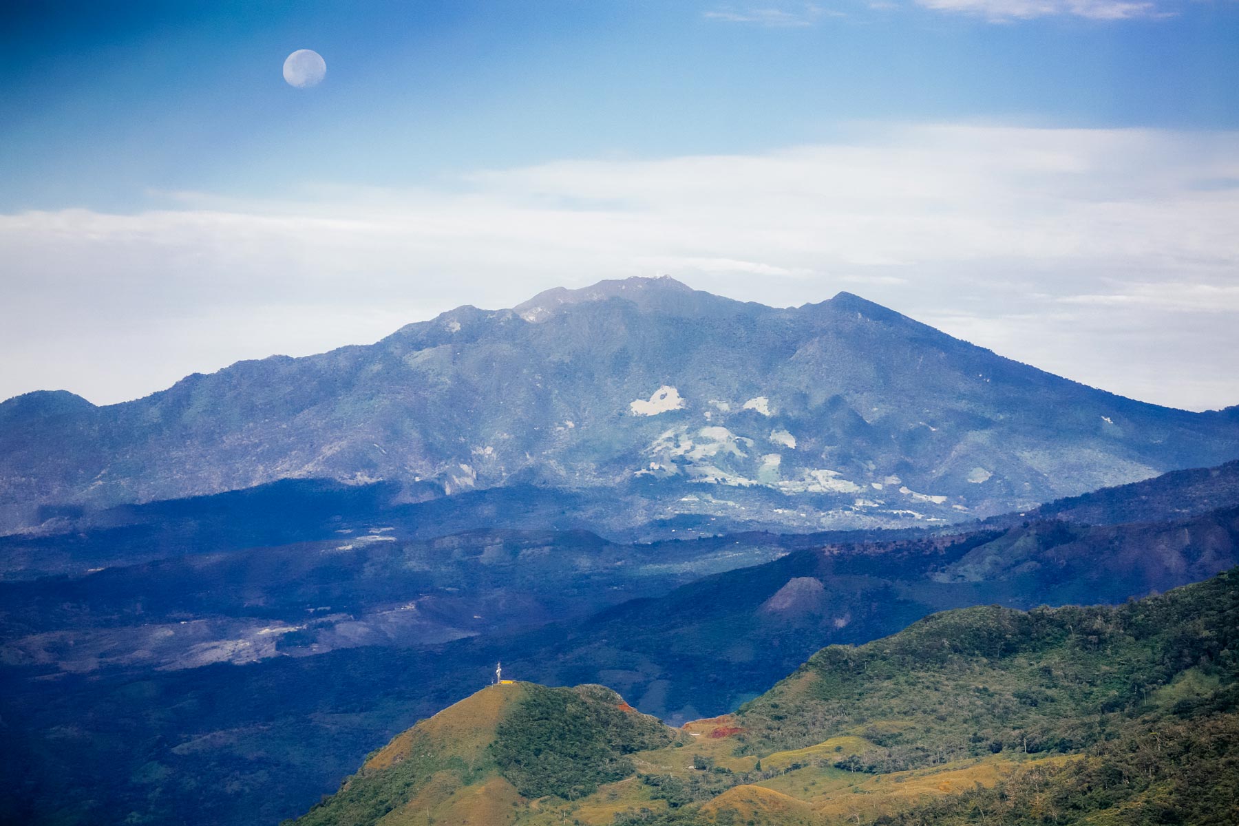 Volcán Barú and Chiriqui town, Panama
