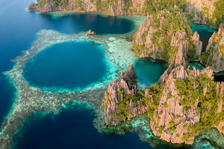 The Twin Lagoon on Coron Island