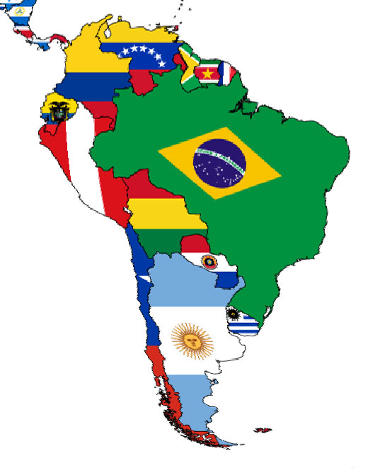 Maps International Huge Physical South America Wall Map - Paper