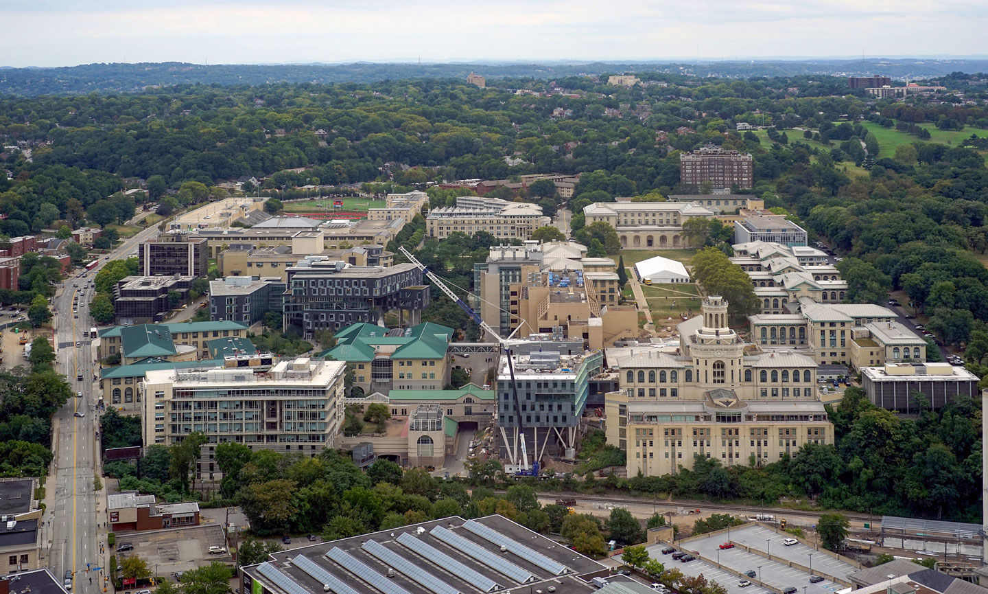 Carnegie Mellon University campus in Pittsburgh.