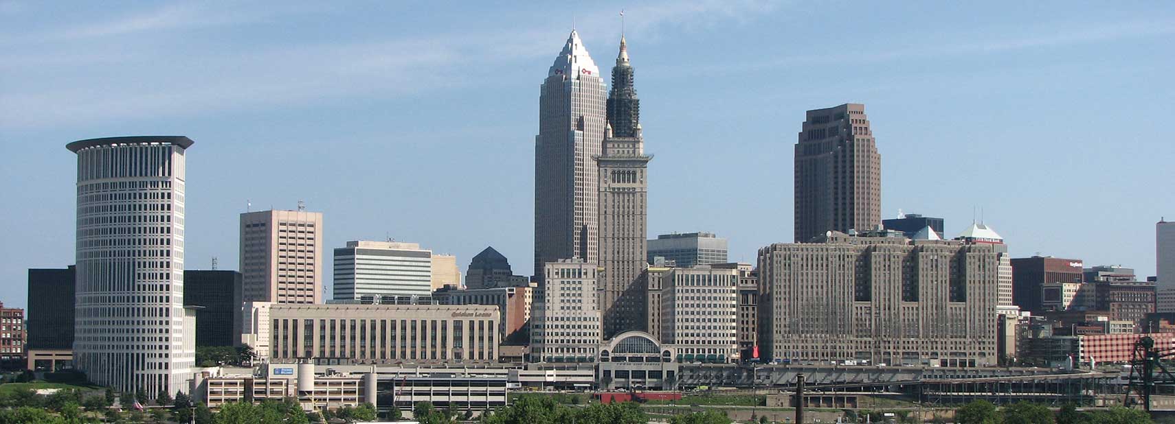 Google Map of Cleveland, Ohio, USA - Nations Online Project