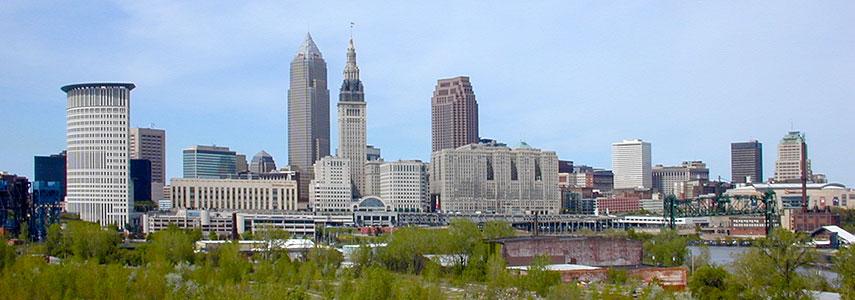 Google Map of the City of Cleveland, Ohio, USA - Nations Online Project