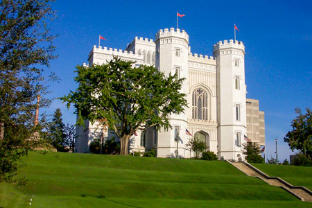 Louisiana's Old State Capitol in in Baton Rouge