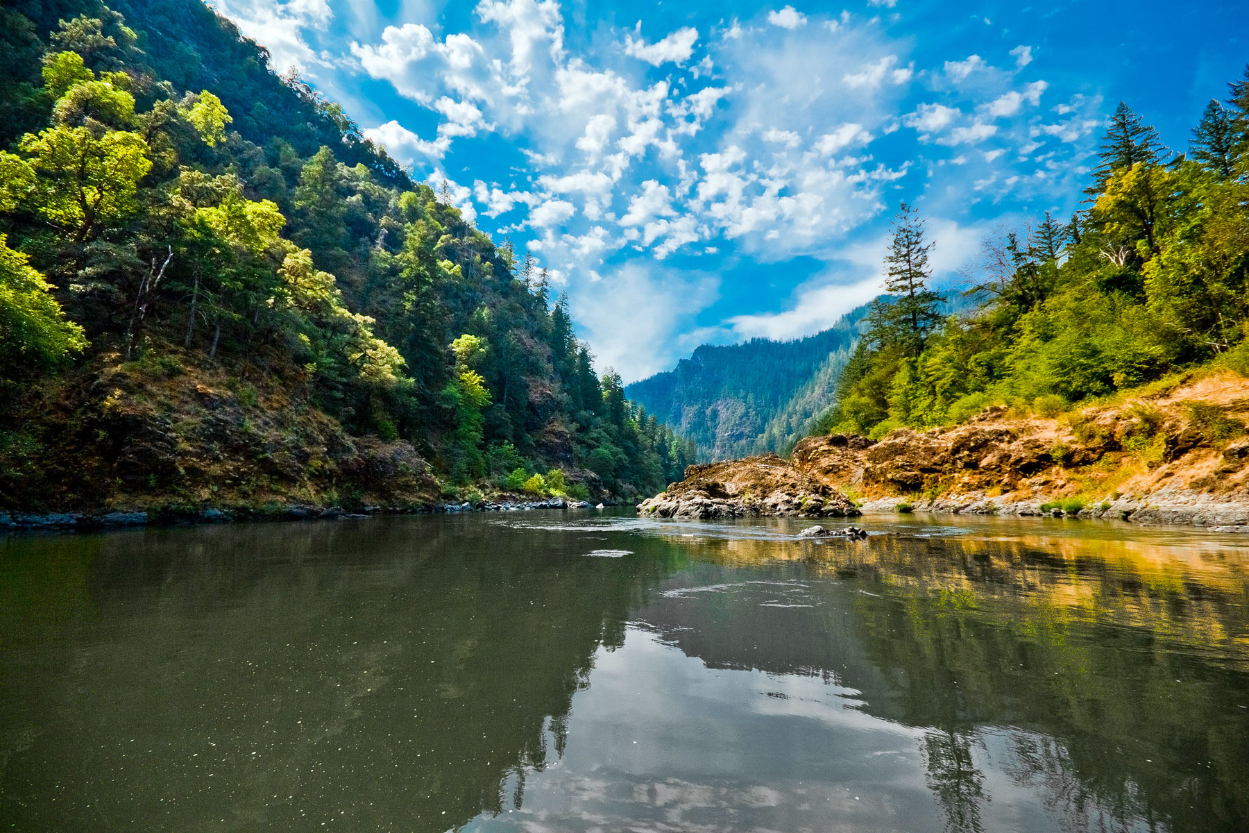 A section of the Rogue River in Oregon.