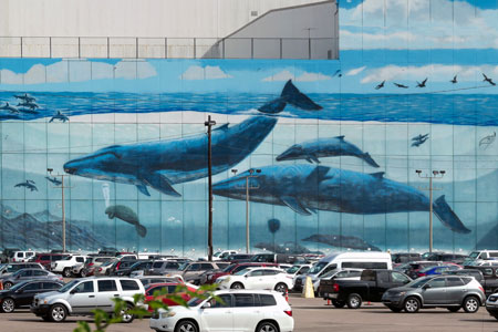 The Whaling Wall in New Orleans