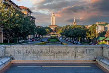 University of Texas campus.